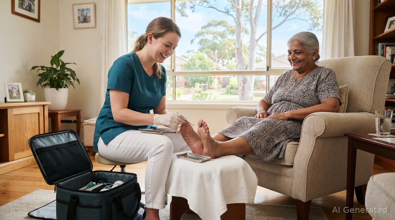 Mobile podiatry home visits in Liverpool